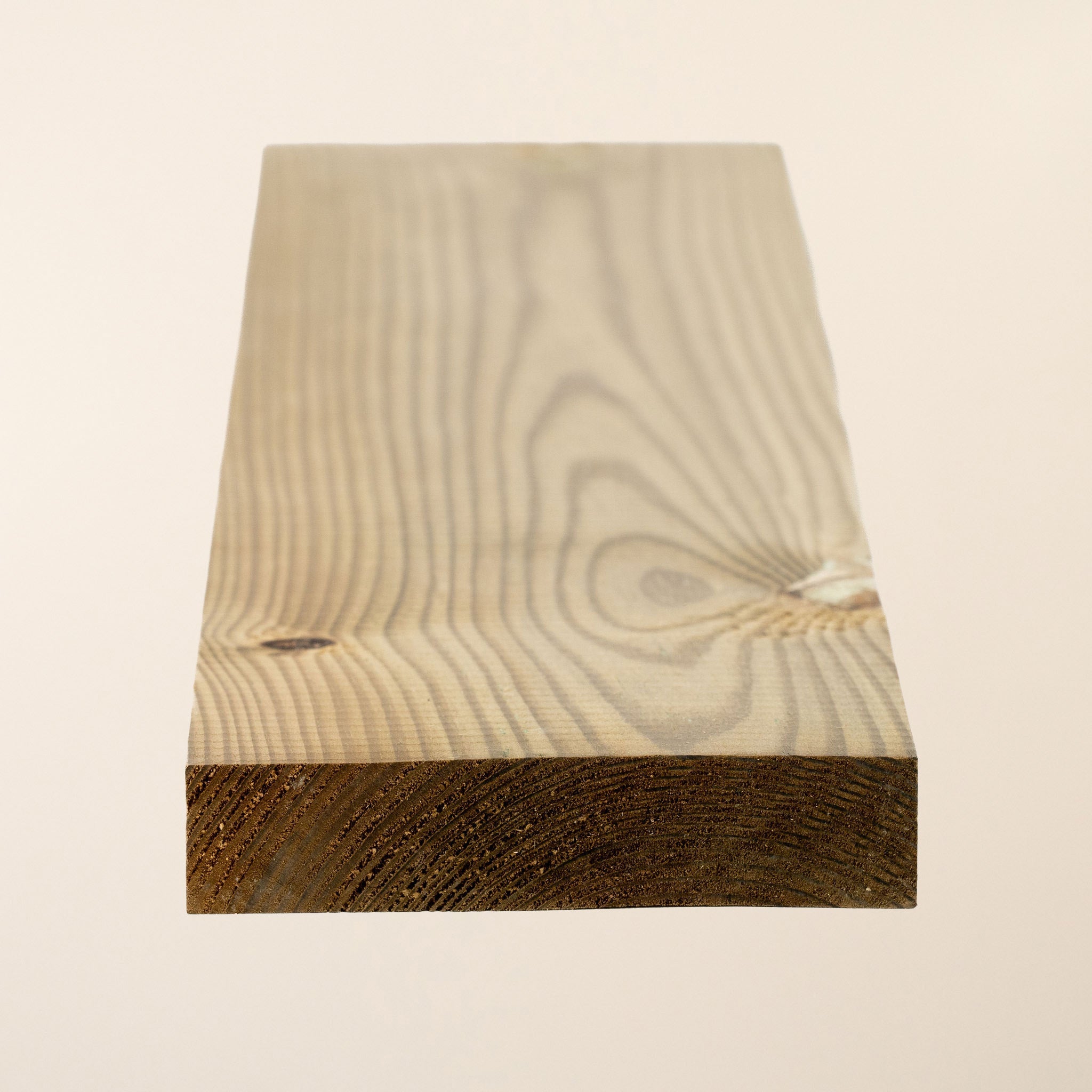 4" x 1" Treated Scandinavian Redwood Planed Square Edge Board