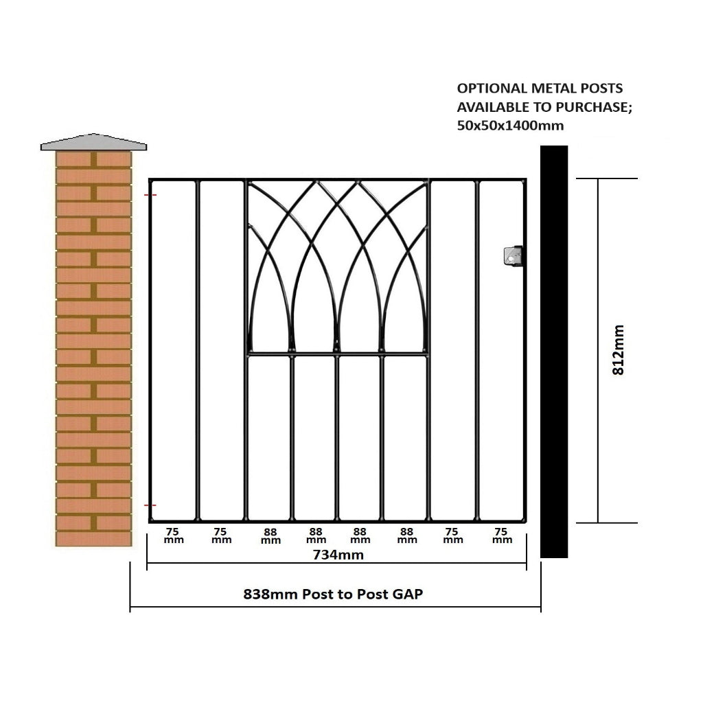 Altarnun Steel Garden Gate