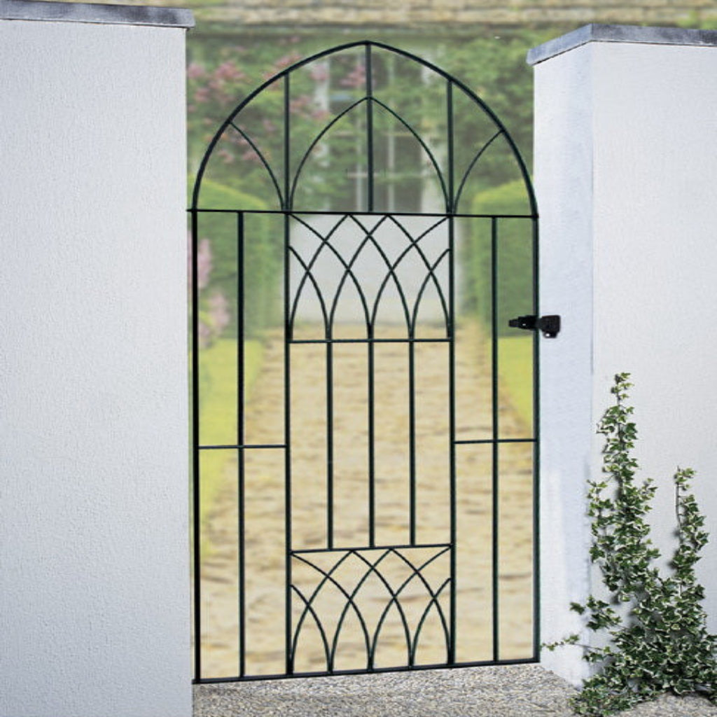 Altarnun Steel Bow Top Tall Garden Gate