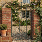 Altarnun Steel Bow Top Tall Garden Gate