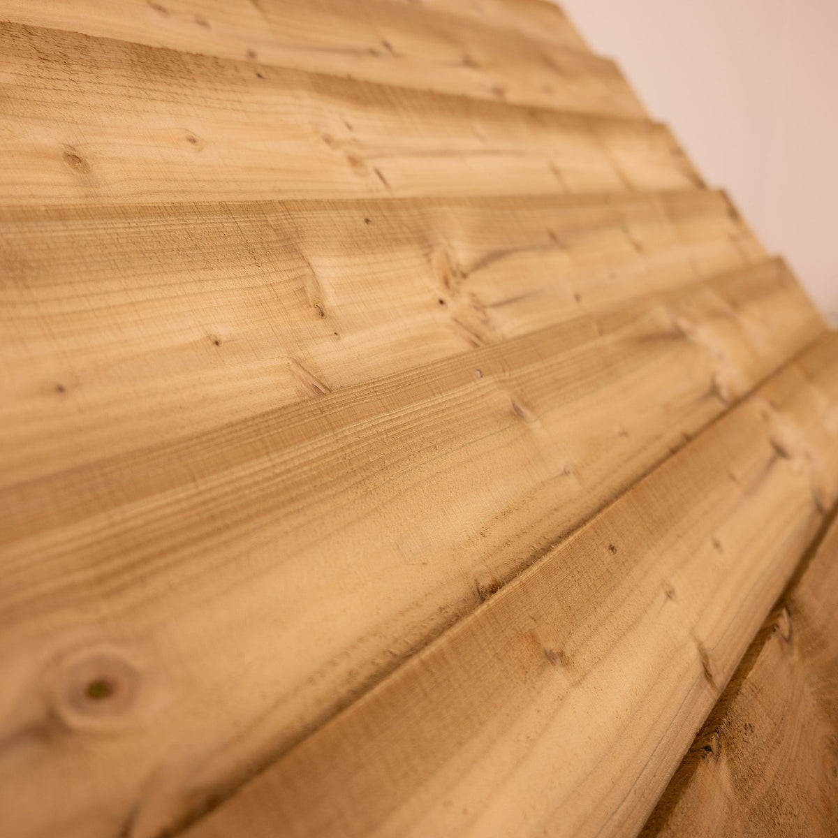 Lean-To Treated Featheredge Roof Oak Hardwood Gazebo