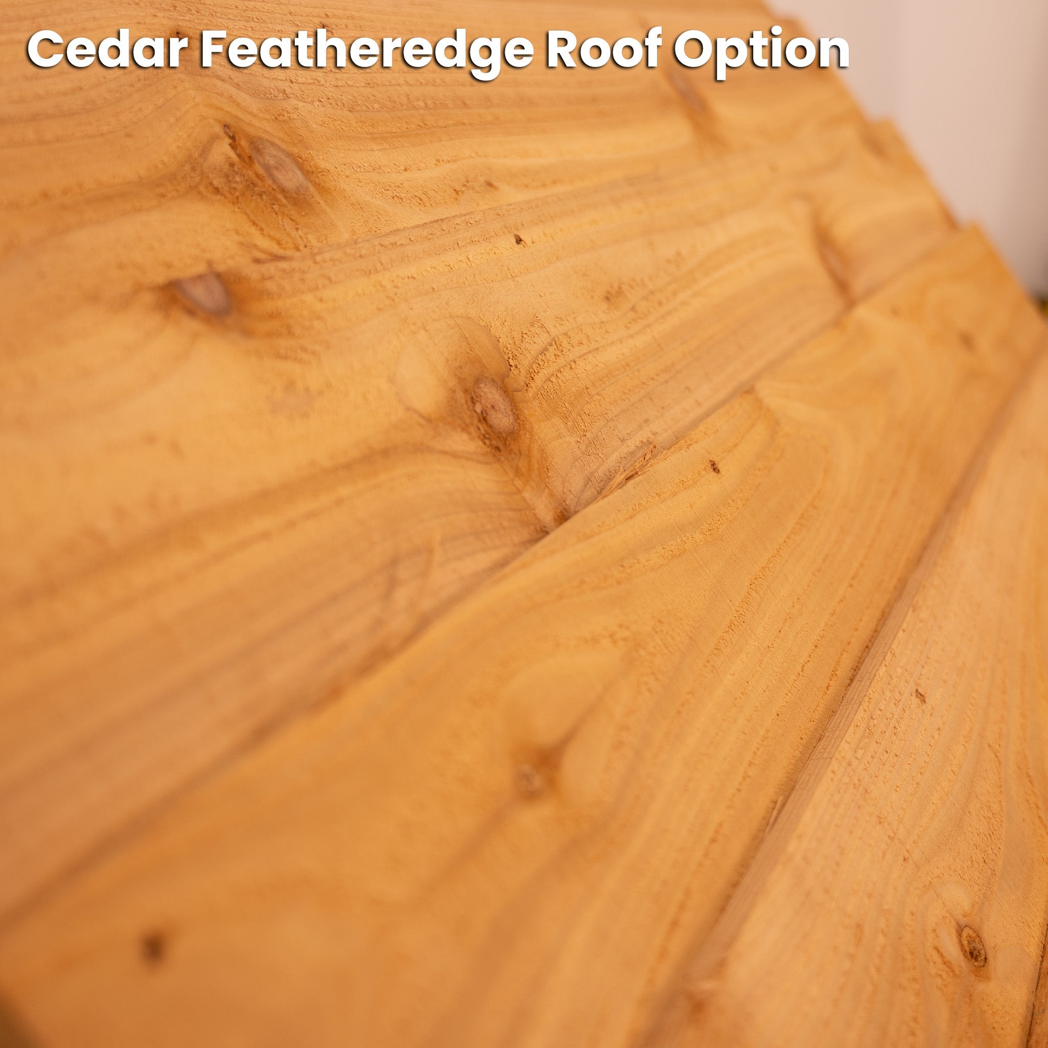 Cedar Featheredge Roof Oak Car Port