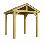 Apex Featheredge Roof Pressure-Treated Full Height Porch (4 Posts)