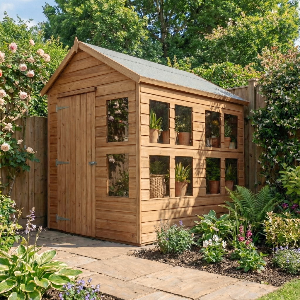 Ruby Apex Roof Potting Shed