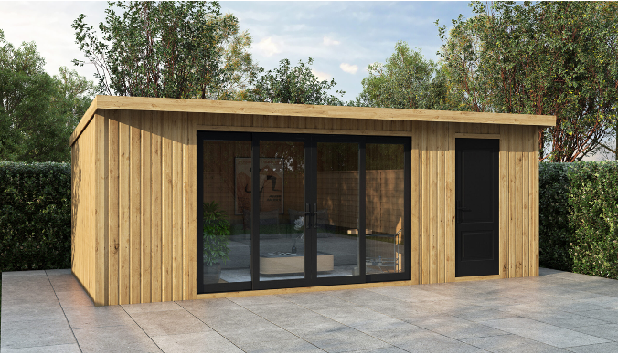 Arendelle Timber Deluxe Combi Garden Room