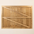 Shebbear Pressure Treated Timber Featheredge Driveway Gate Pair