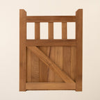 Iroko Cottage Mortise & Tenon Single Side Gate