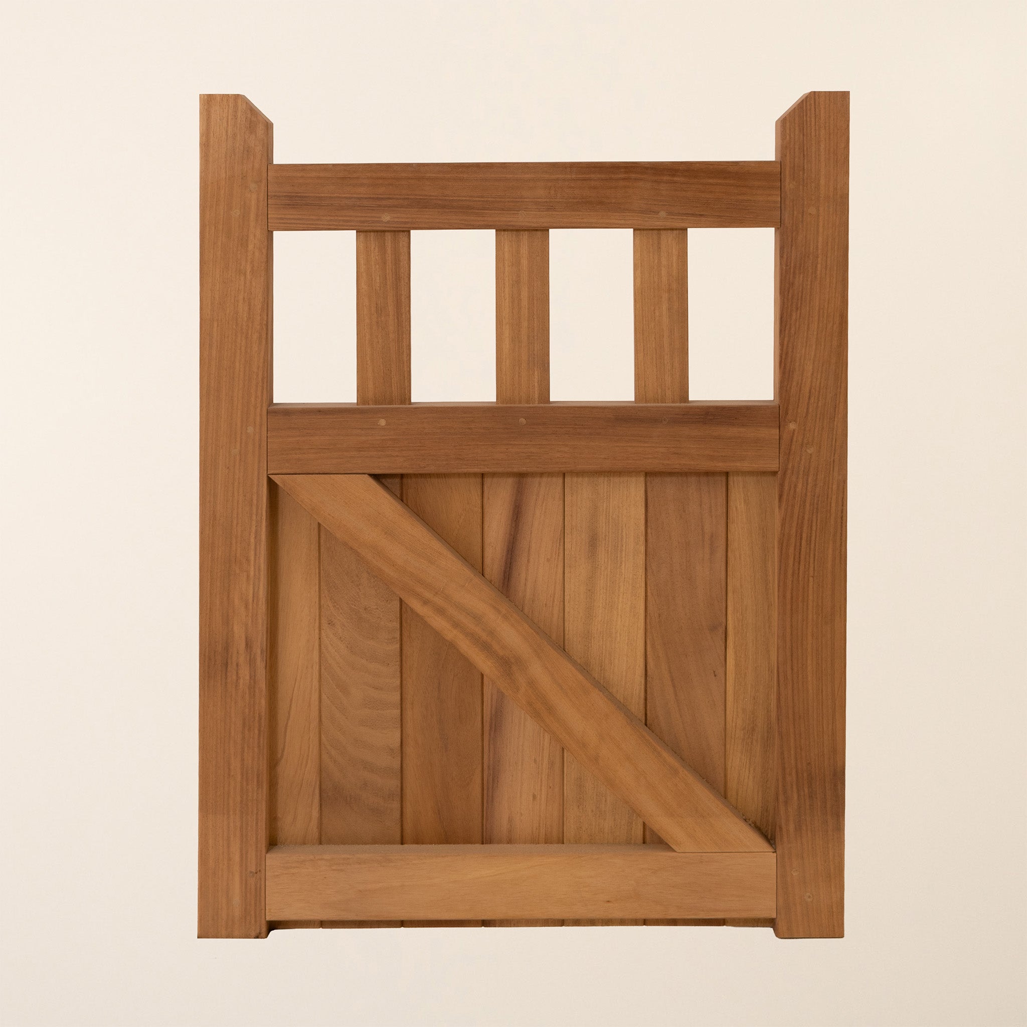 Iroko Cottage Mortise & Tenon Single Side Gate