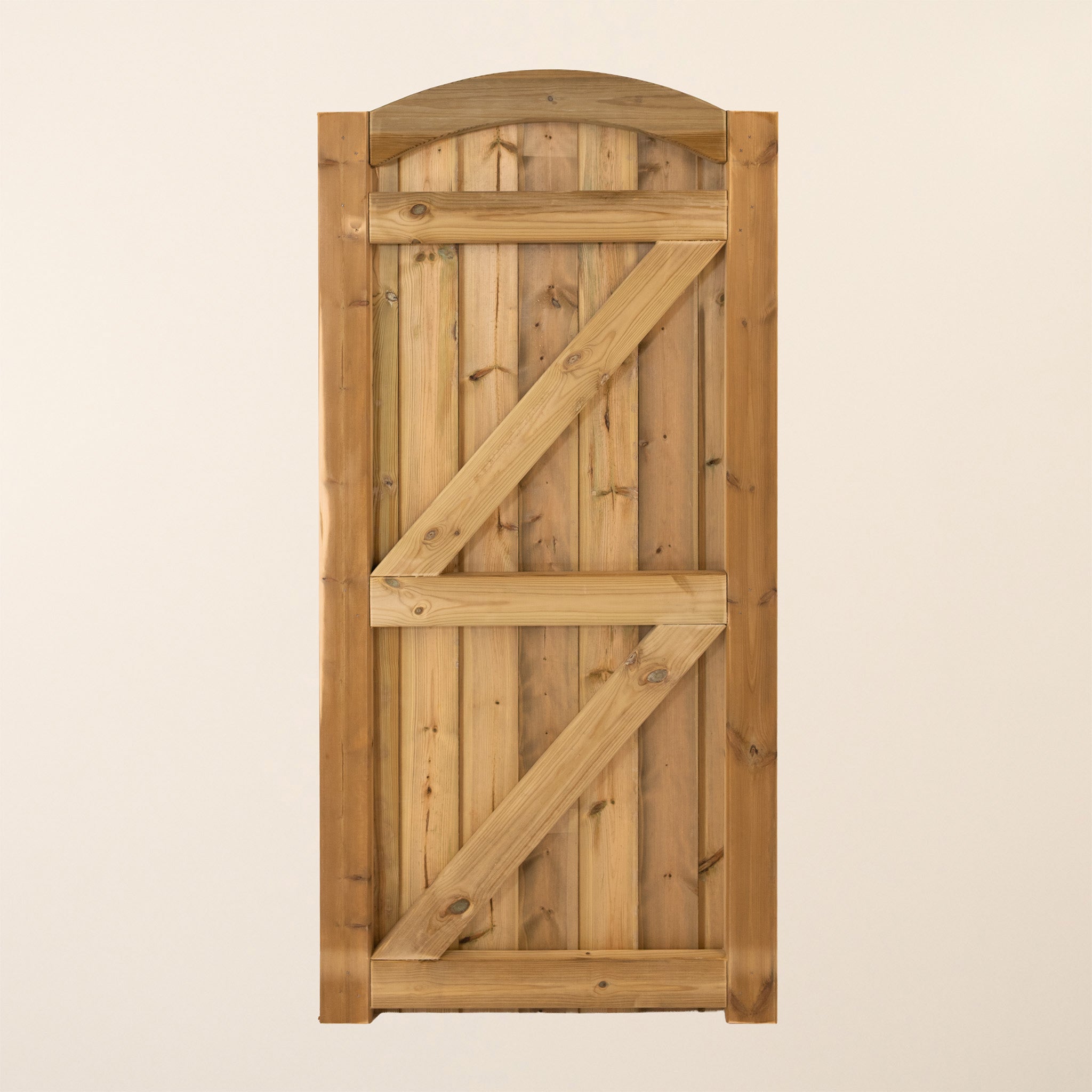 Scandinavian Redwood Arch Top Gate (1.8m)