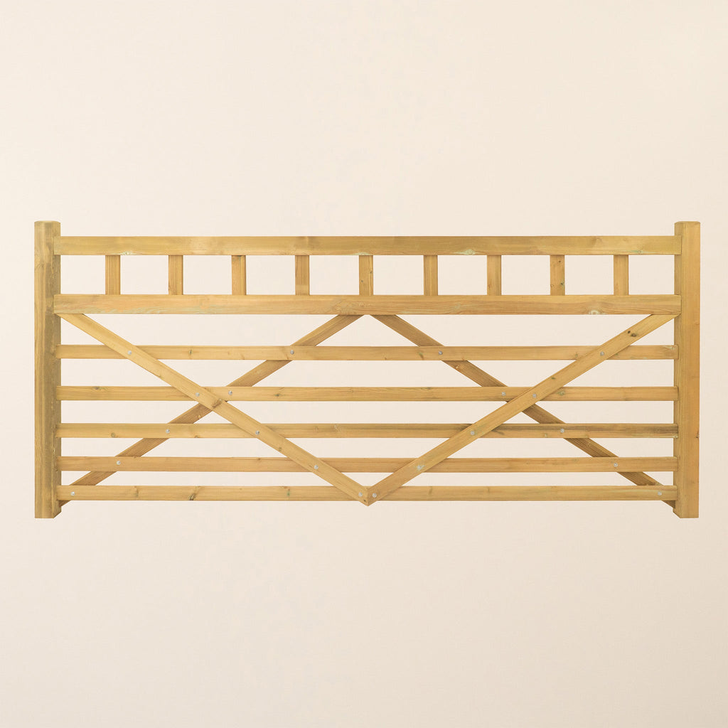 Boscastle Scandinavian Redwood Diamond Brace Planed Gate