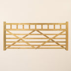 Boscastle Scandinavian Redwood Diamond Brace Planed Gate
