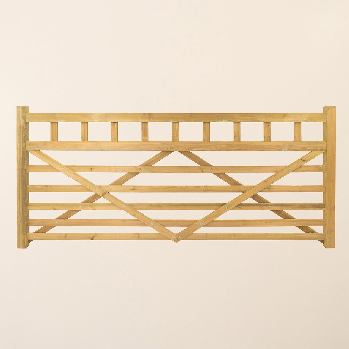 Boscastle Scandinavian Redwood Diamond Brace Planed Gate