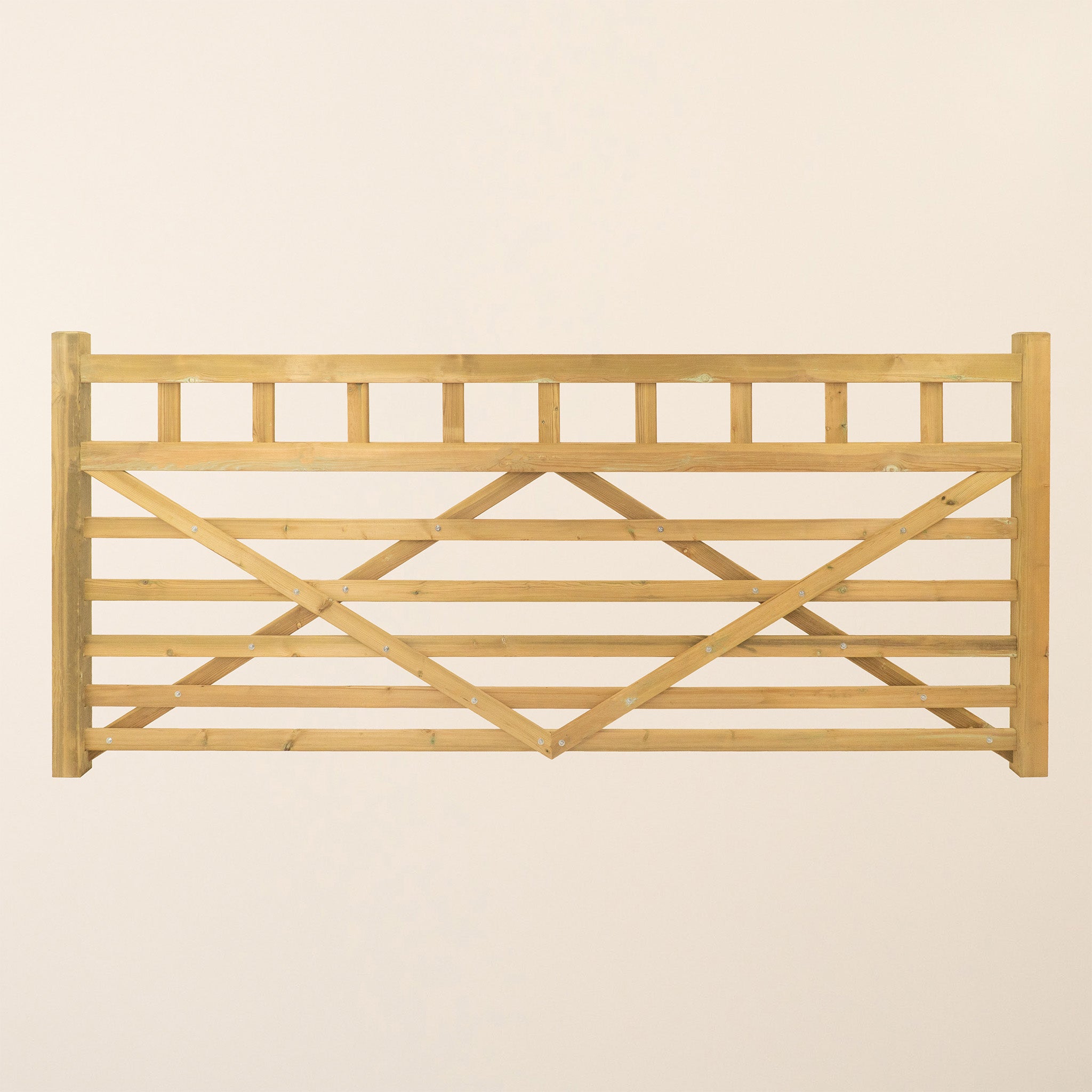 Boscastle Scandinavian Redwood Diamond Brace Planed Gate