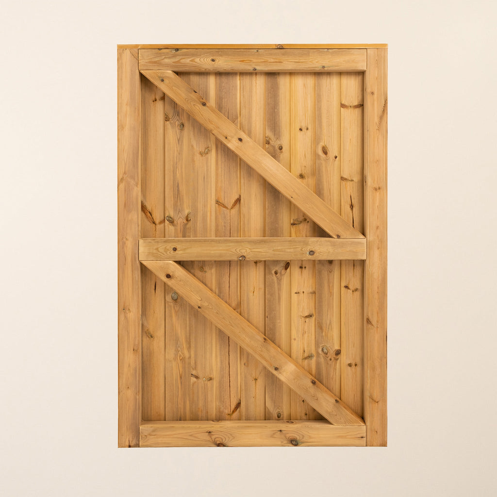 Clovelly Scandinavian Redwood Mortise & Tenon Side Gate