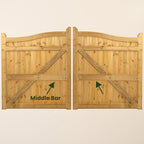 Redwood Thicker Bottom / Middle Rail for Gates (Allows for Automation - Pair)