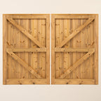 Clovelly Scandinavian Redwood Mortise & Tenon Sliding Driveway Gate
