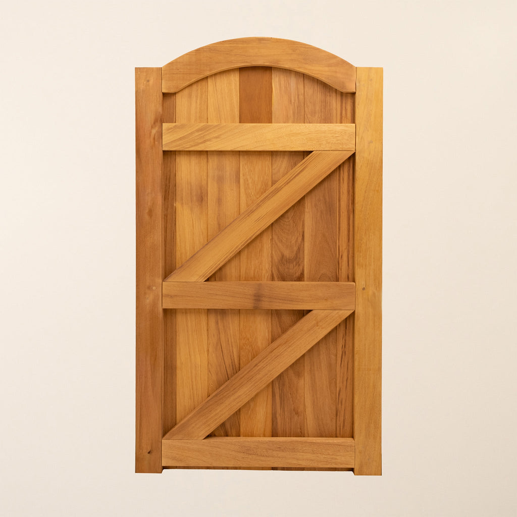Iroko Arch Top Gate (1.5m High)