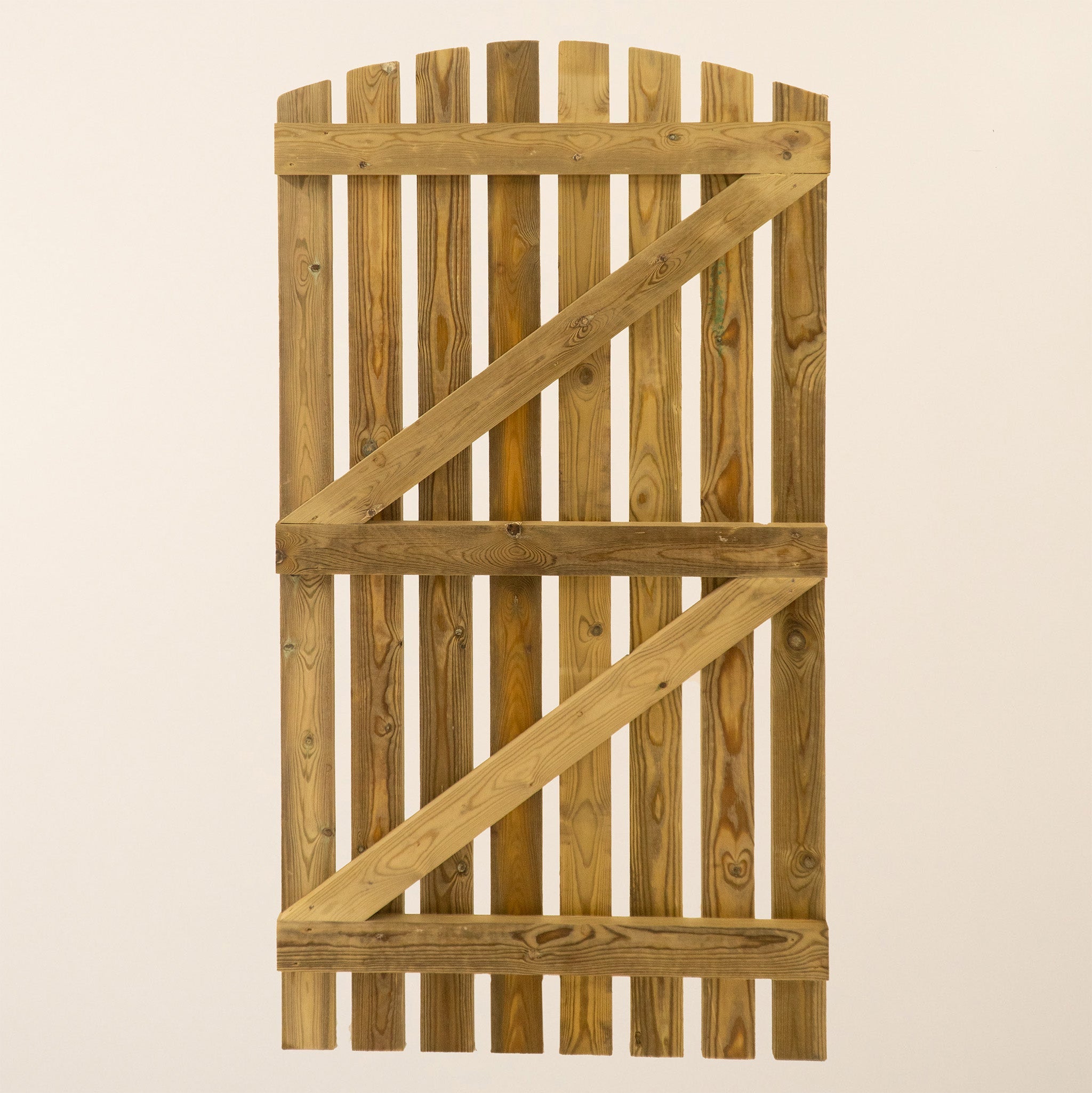 Premium Curved Top Picket Gate (1.5m High)