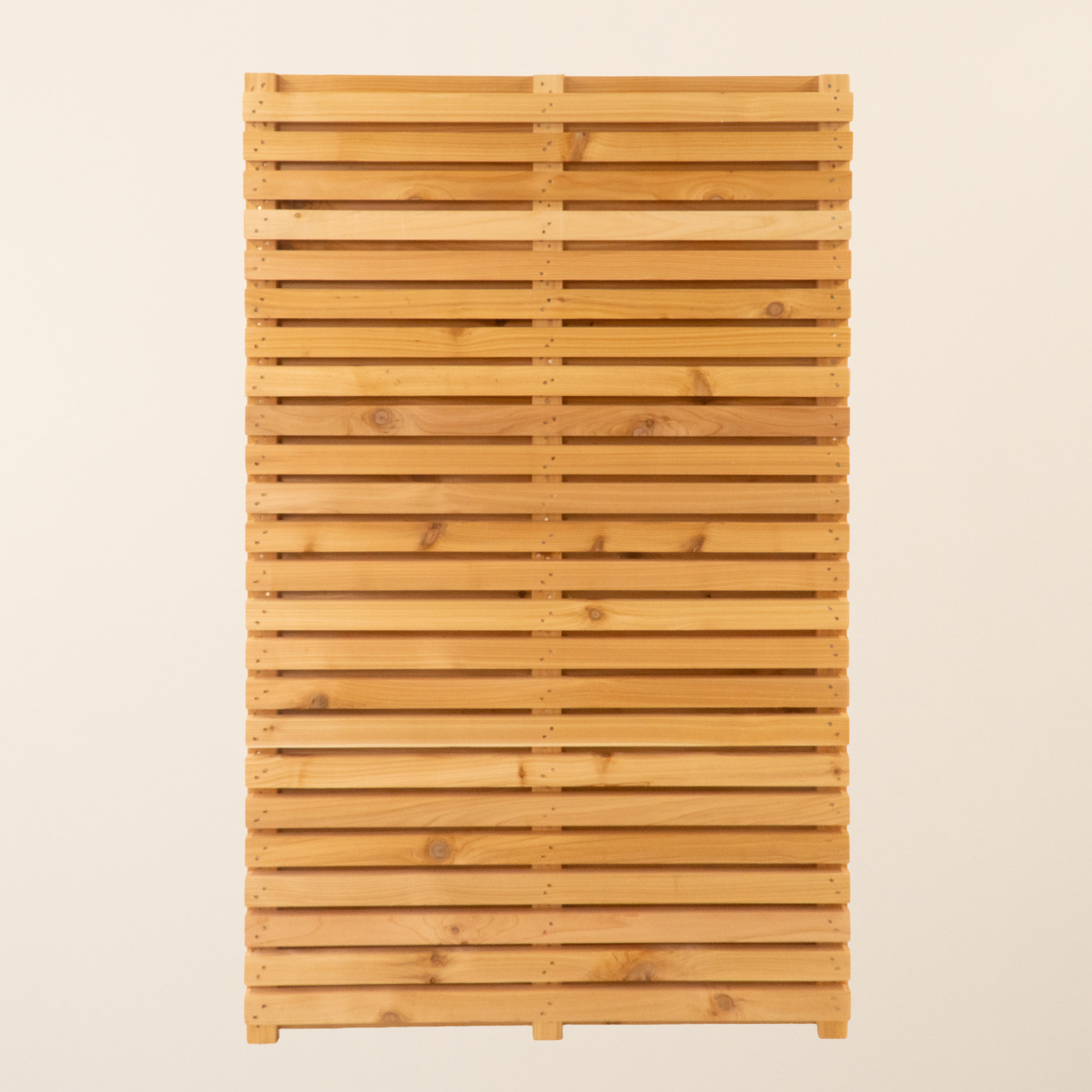 Double Sided Planed Cedar/Larch Slatted Panel (Horizontal)