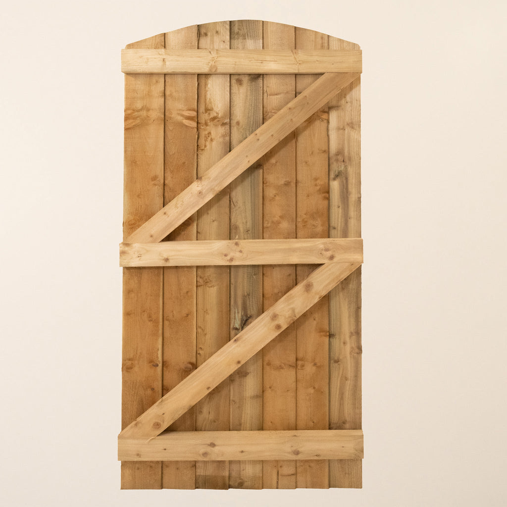 Topsham Curved Featheredge Side Gate (2.4m High)