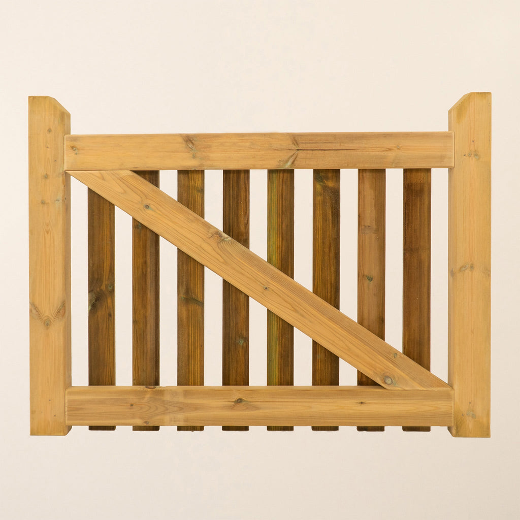 Salcombe Scandinavian Redwood Mortise & Tenon Gates (Pair)