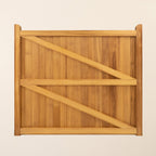 Highampton Iroko Mortise & Tenon Single Entrance Gate