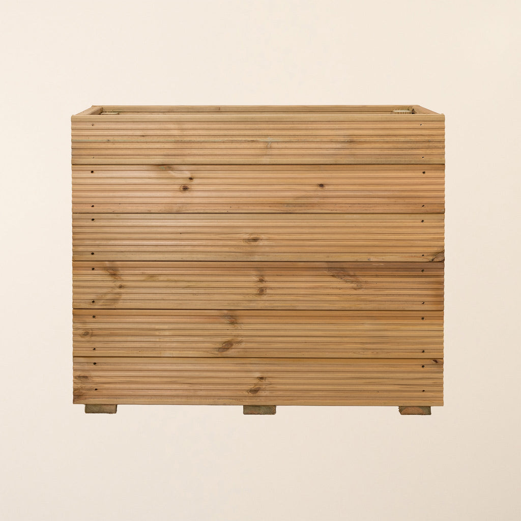 Scandinavian Redwood Tall Restaurant Planter