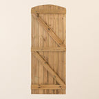 Instow Scandinavian Redwood Curved Top Tongue & Groove Side Gate (2.1m High)