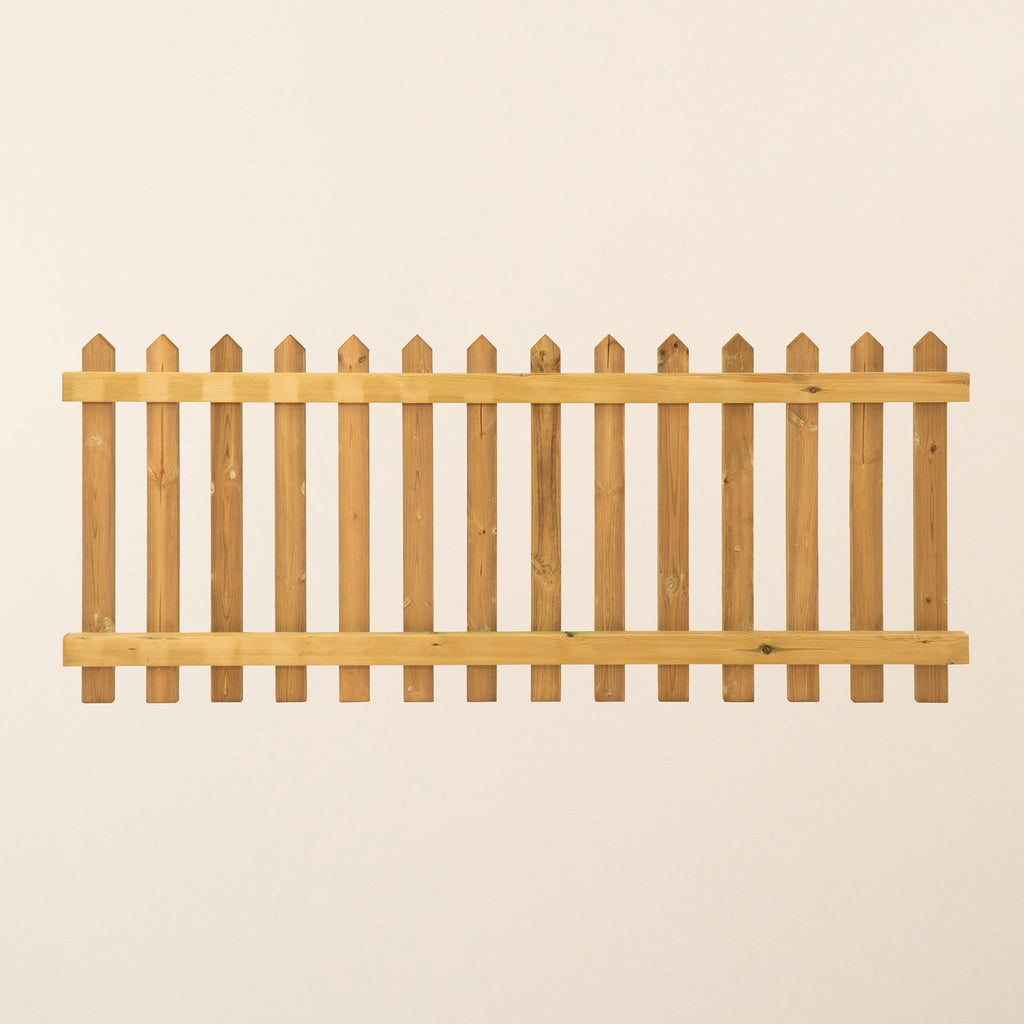 Scandinavian Redwood Picket Panels