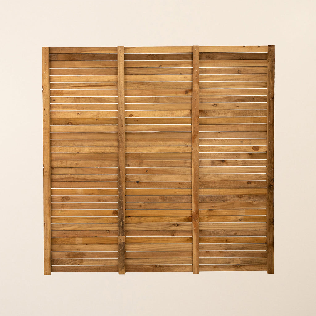 Treated Rough Sawn Slatted Panel (6mm Spacings)