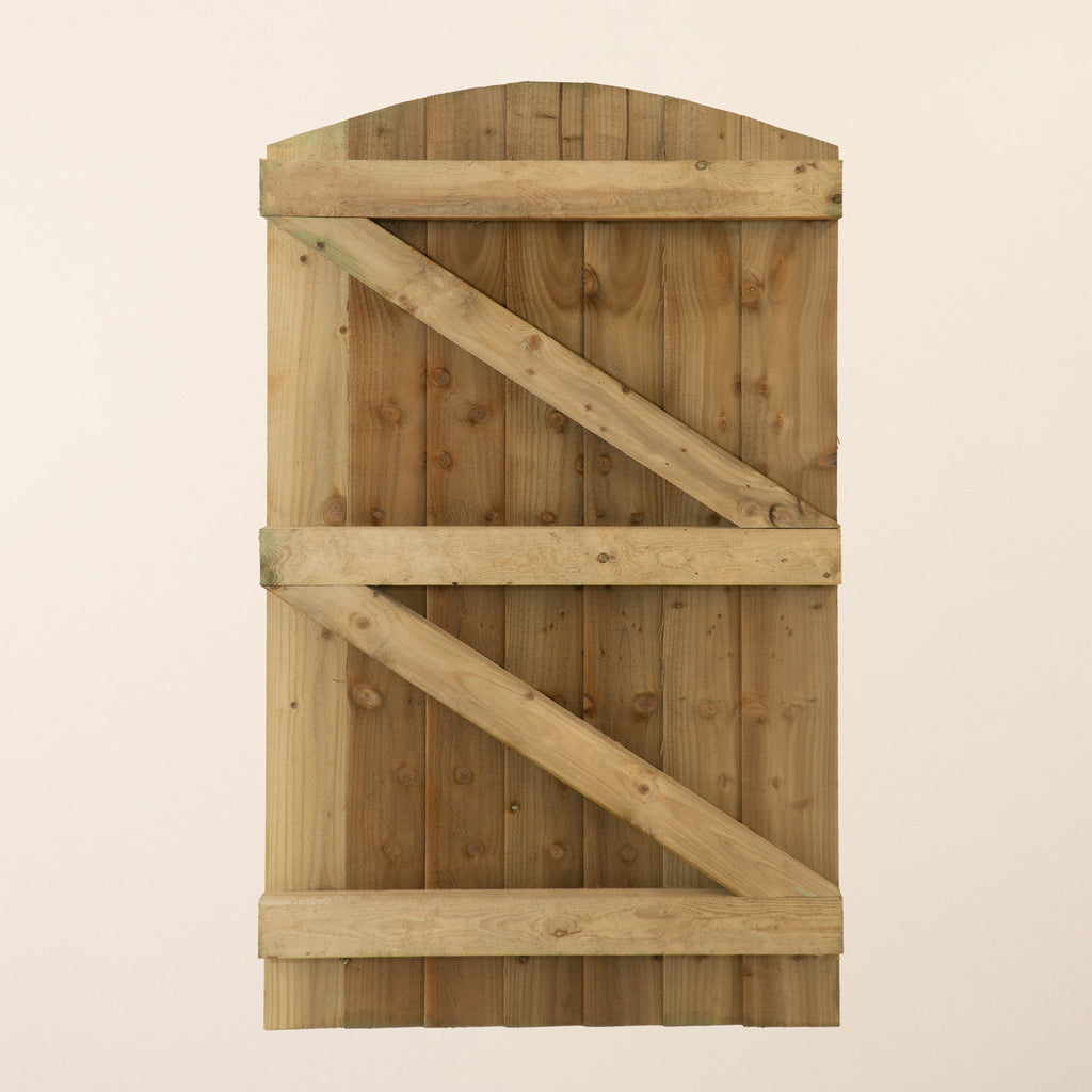 Topsham Curved Featheredge Side Gate (1.5m High)