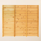 Cedar / Larch Slatted Fence Panels (6mm Spacings)