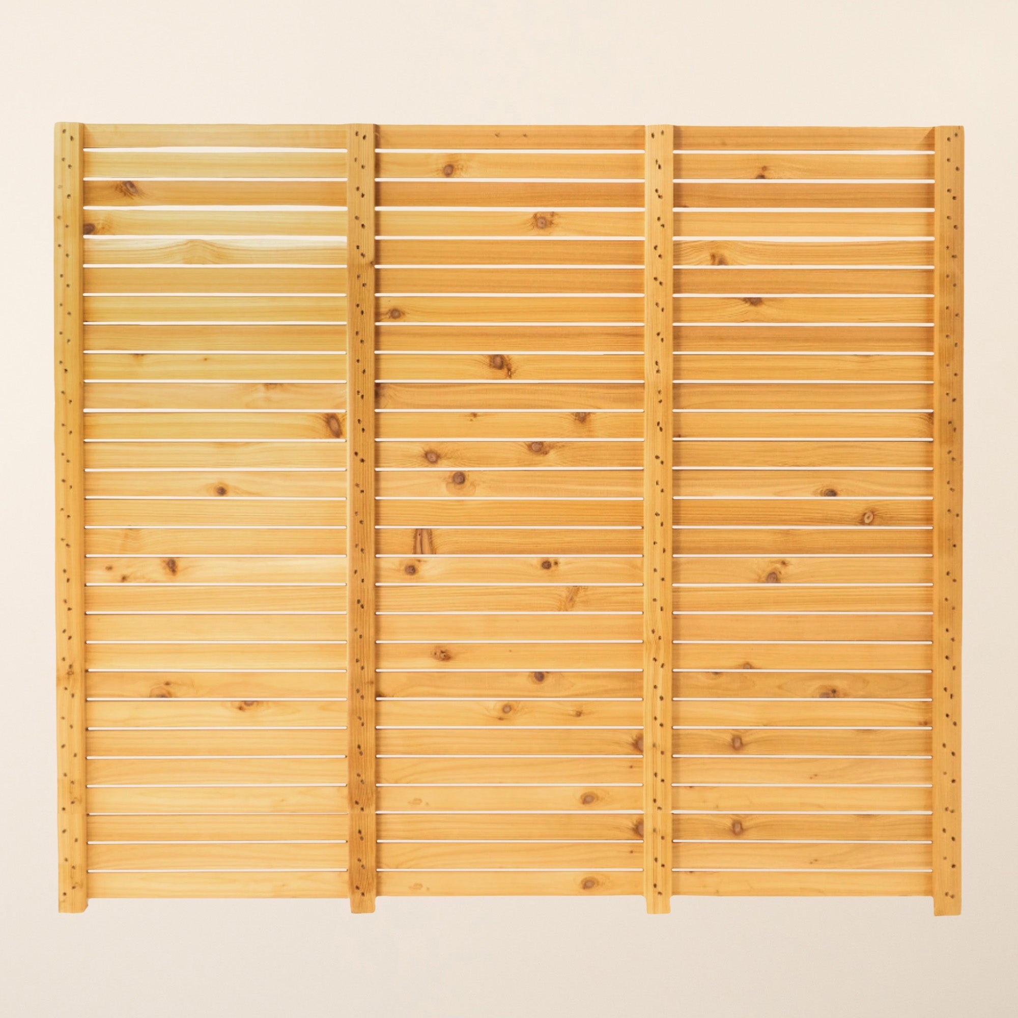 Cedar / Larch Slatted Fence Panels (6mm Spacings)