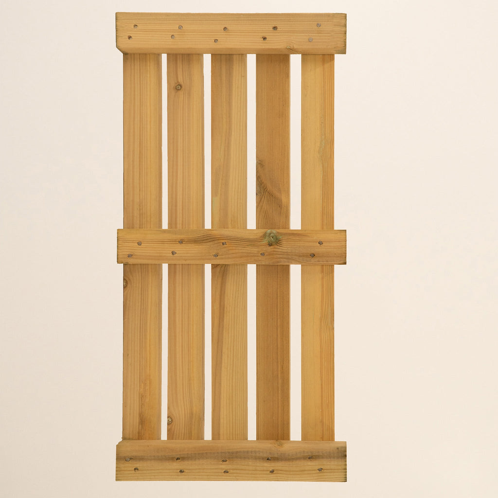 Treated Scandinavian Redwood PSE Slatted Panel (Vertical)