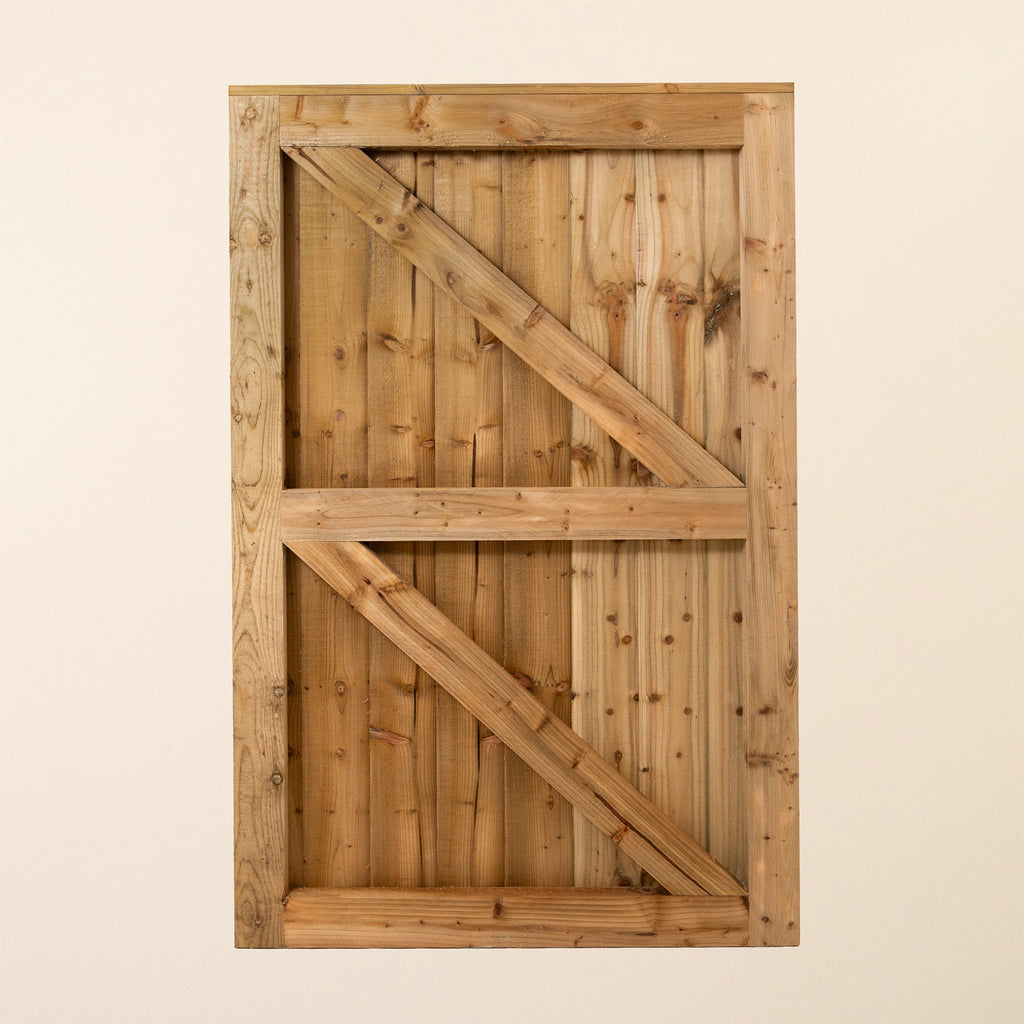 Padstow Wooden Garden Featheredge Gate (1.5m High)