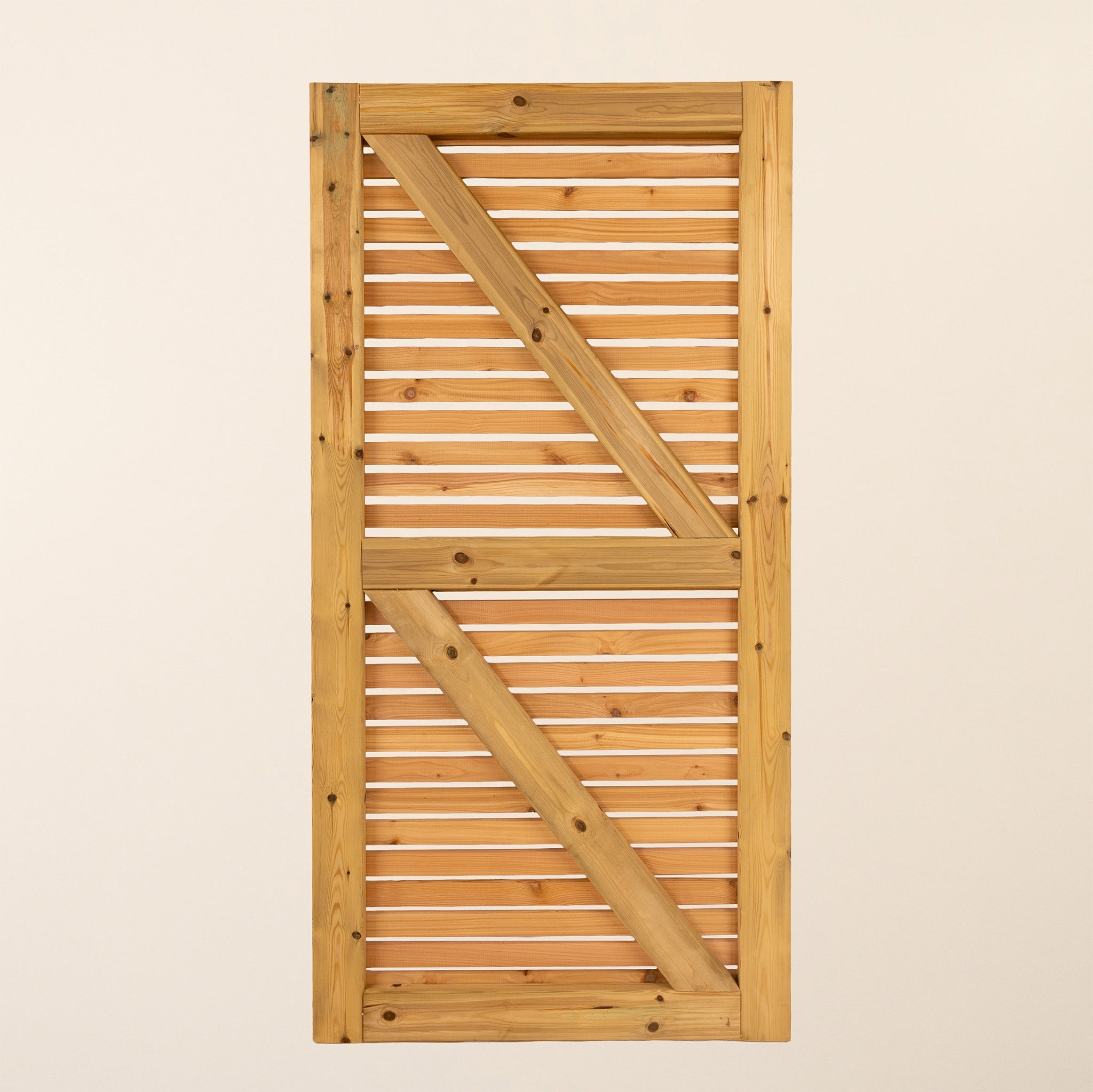 Cedar Slatted Gate (with Bracing)