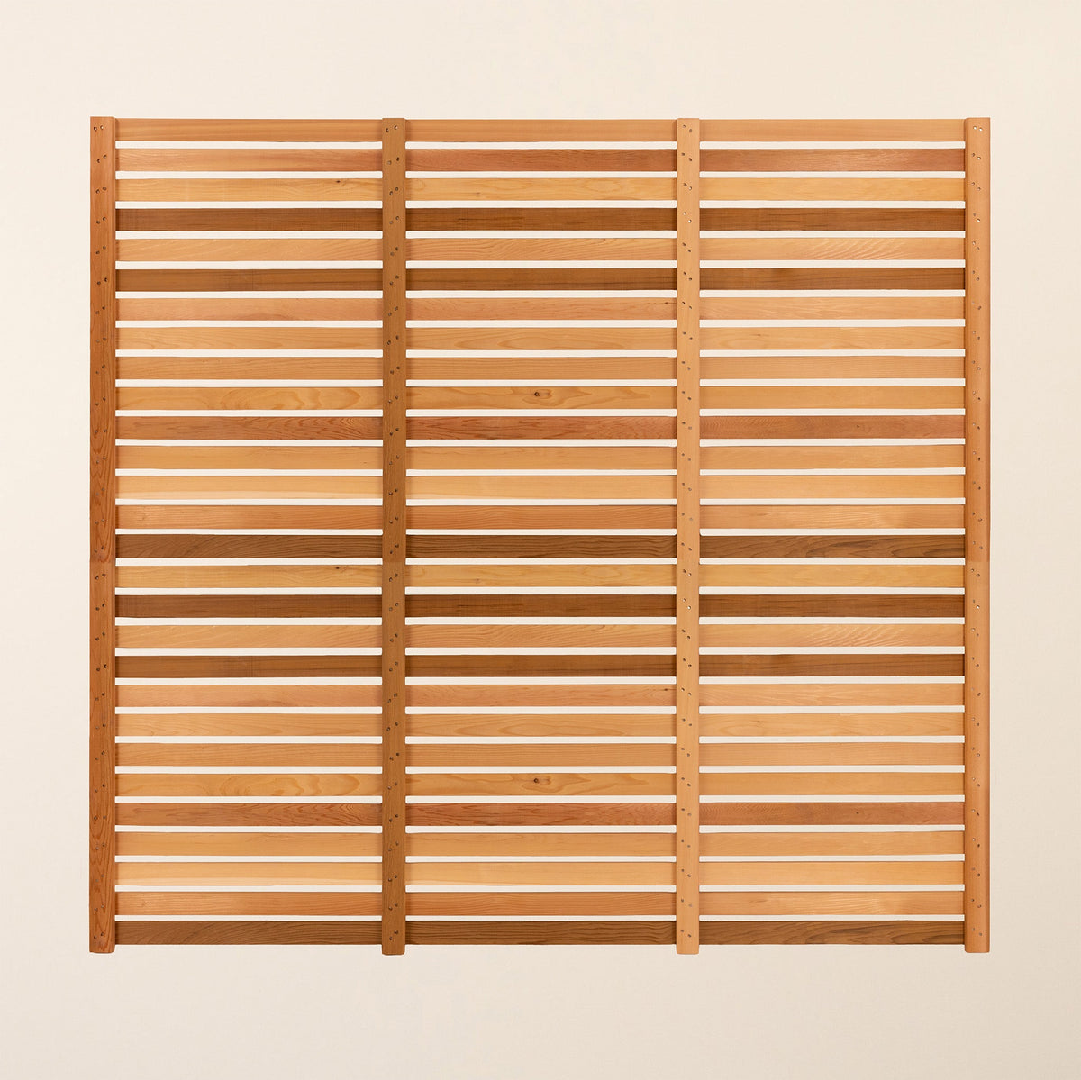 Canadian Cedar Slatted Fence Panels