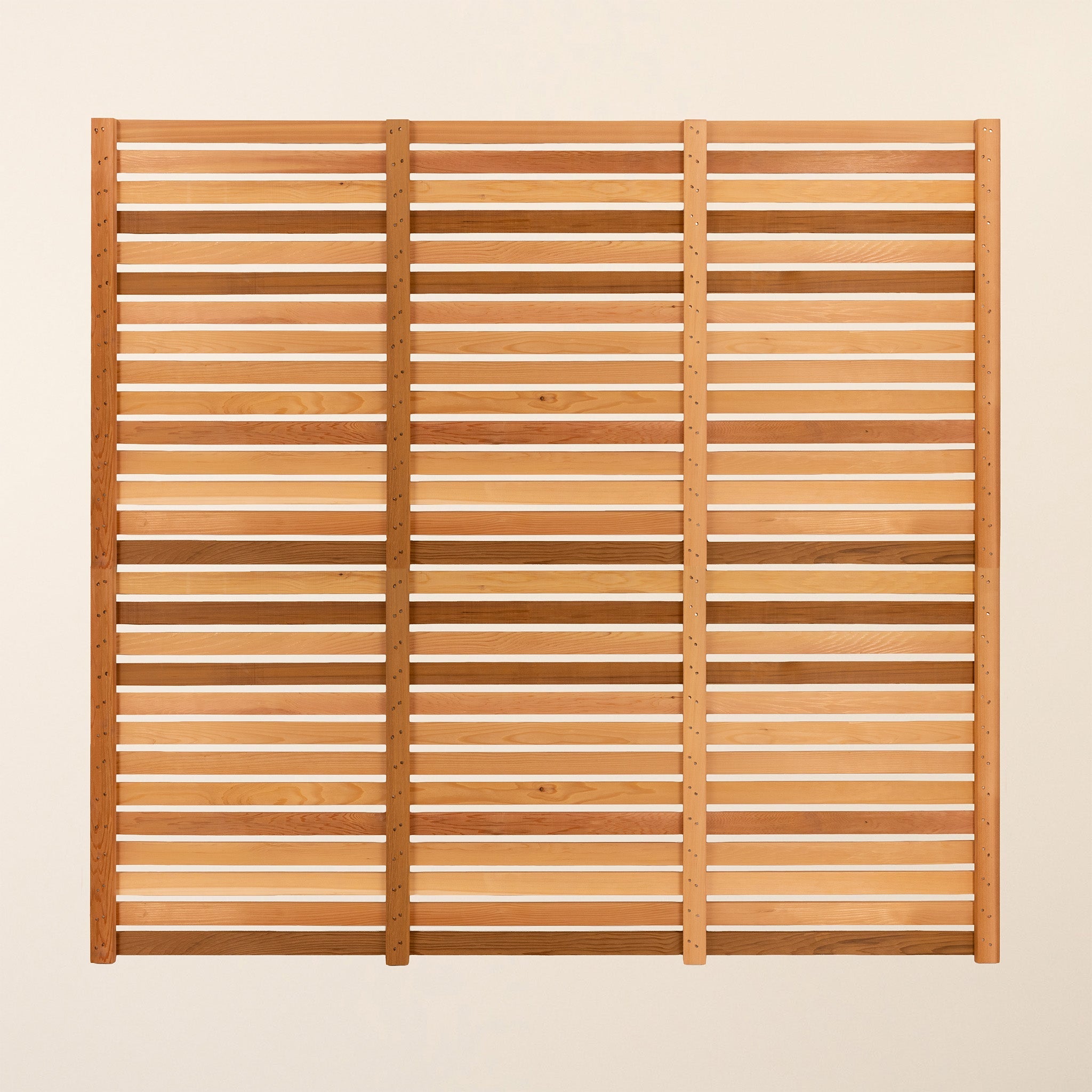 Canadian Cedar Slatted Fence Panels