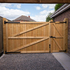 Highampton 3/4 Split Scandinavian Redwood T&G Entrance Gate (Pair)