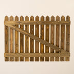 Picket Pressure Treated Side Gate Pointed Top (1.2m)