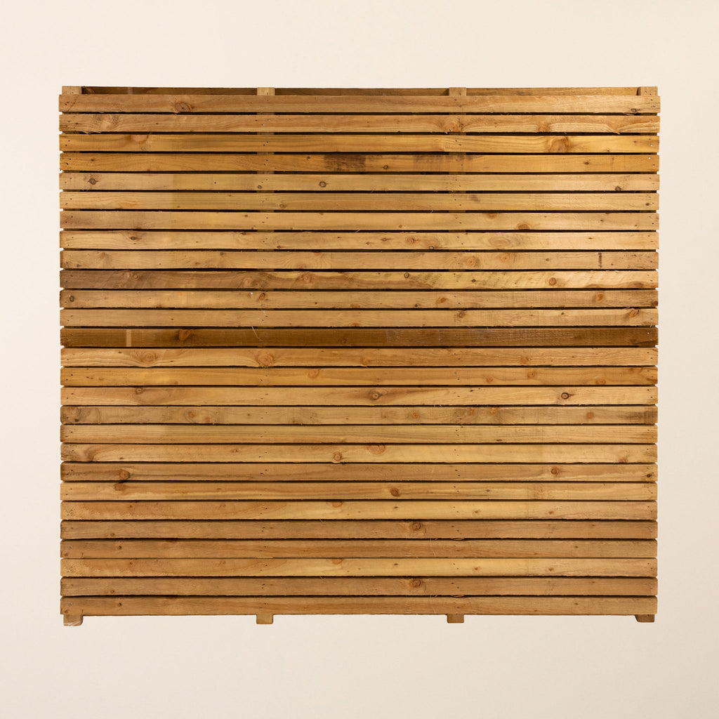 Scandinavian Redwood Rough Sawn Double Sided Slatted Panel