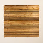 Scandinavian Redwood Rough Sawn Double Sided Slatted Panel