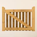 Salcombe Scandinavian Redwood Bifold 3-Leaf Driveway Gate