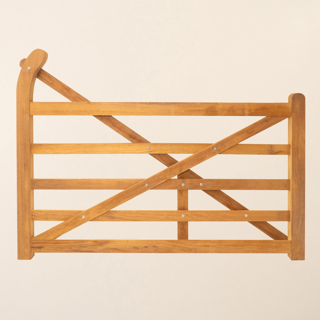 Exbourne Iroko Hardwood Curved Heel Gate