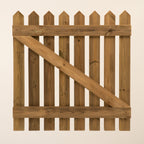 Picket Pressure Treated Side Gate Pointed Top (1.2m)