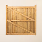 Highampton 3/4 Split Scandinavian Redwood T&G Entrance Gate (Pair)