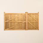 Highampton 3/4 Split Scandinavian Redwood T&G Entrance Gate (Pair)