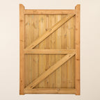 Highampton 3/4 Split Scandinavian Redwood T&G Entrance Gate (Pair)