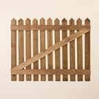 Pressure Treated Picket Side Gate Pointed Top (0.9m)