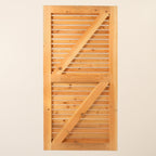 Larch Single Slatted Gate